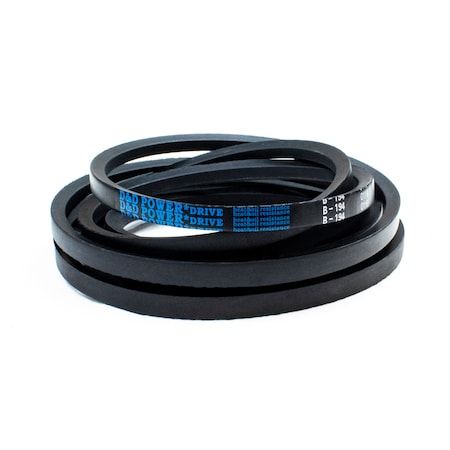 D&D B194 Classical V-Belt, 197 in Outside Length, 21/32 in Top Width, 1 Ribs B194